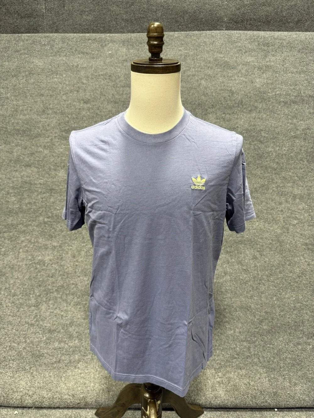 Adidas Originals Trefoil Logo T Shirt Blue Mens Medium Short Sleeve Cotton Tee